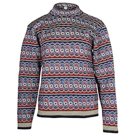 Alaïa-Alaia Knit Sweater in Multicolor Wool-Multiple colors