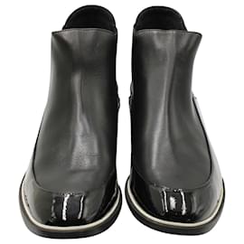 Nicholas Kirkwood-Nicholas Kirkwood Quilted Ankle Boots in Black Leather-Black