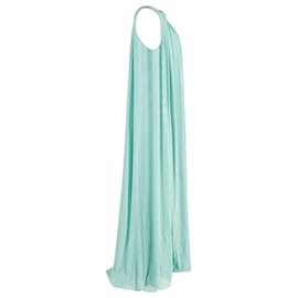 Autre Marque-Saloni Embellished Maxi Dress in Mint Polyester-Other