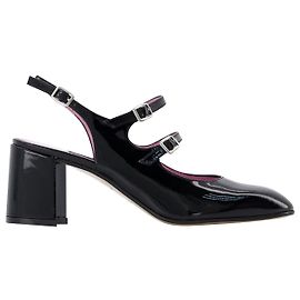 Banana Pumps - Carel - Schwarz - Lackleder Schwarz