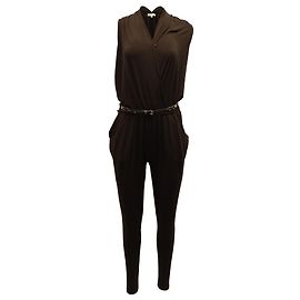 Drapierter Overall von Michael Michael Kors aus braunem Polyester Braun
