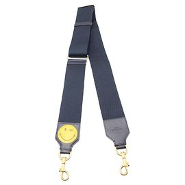 Anya Hindmarch alça de ombro piscando em couro azul marinho Azul marinho