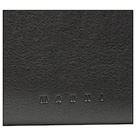Marni-Marni Box Umhängetasche aus schwarzem Kalbsleder-Schwarz
