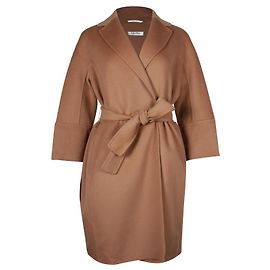 Max Mara Casaco 'S Maxmara Arona em lã marrom Marrom