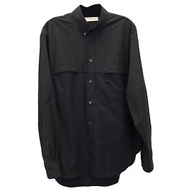 Givenchy Long Sleeves Button Down Shirt in Black Cotton Black