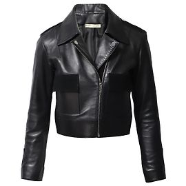 Balenciaga Short Jacket in Black Leather  Black