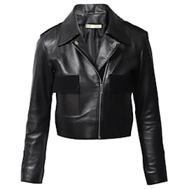 Balenciaga-Balenciaga Short Jacket in Black Leather -Black