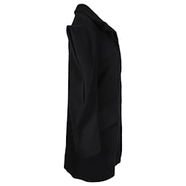 Vivienne Westwood-Abrigo de manga extragrande en lana negra de Vivienne Westwood-Negro