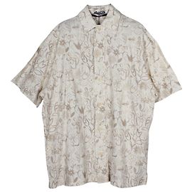 Jacquemus Moisson Camisa oversized com estampa floral em algodão bege Bege
