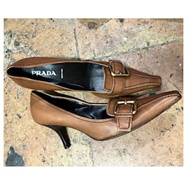 Prada-Talons-Marron