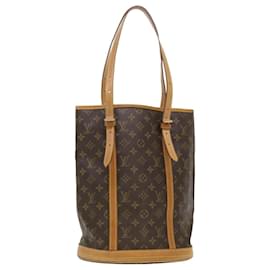 Louis Vuitton-LOUIS VUITTON Monogram Bucket GM Shoulder Bag M42236 LV Auth 39261-Monogram