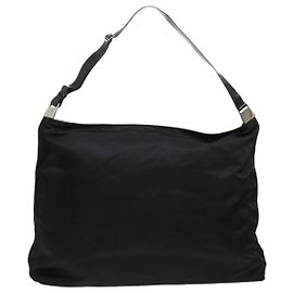 Bolsa GUCCI Boston Nylon Preto 012 2122 0161 10 Auth am4144 Preto