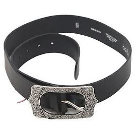 cinturón de piel Ba&Sh Negro