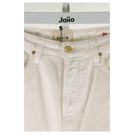 SéZane-Sézane straight jeans 38-White
