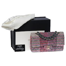 Chanel-Sac Chanel Timeless/Tweed Clásico Multicolor - 101137-Multicolor