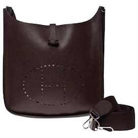 Hermès-Evelyne shoulder bag 29 in brown epsom-101172-Brown
