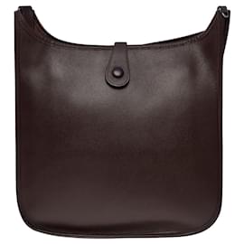 Hermès-Evelyne shoulder bag 29 in brown epsom-101172-Brown