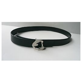 GIVENCHY Reversible Belt G CHAIN BLACK very good condition 85 Black