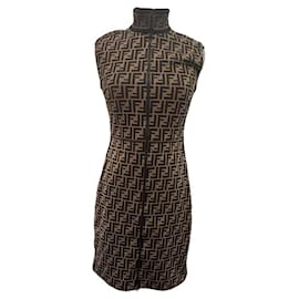 Fendi-Robes-Marron