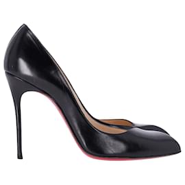 Christian Louboutin-Christian Louboutin Pigalle Pumps in Black Leather-Black