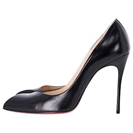 Christian Louboutin-Christian Louboutin Pigalle Pumps in Black Leather-Black