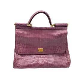 Dolce & Gabbana-DOLCE & GABBANA  Handbags T.  Leather-Pink