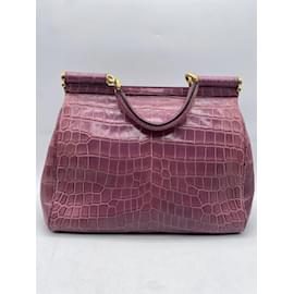 Dolce & Gabbana-DOLCE & GABBANA  Handbags T.  Leather-Pink