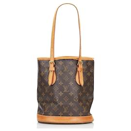 Louis Vuitton-Louis Vuitton Bucket PM-Brown