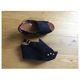 Chloé-Clogs-Navy blue