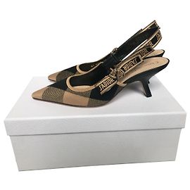 Dior Tacchi Nero Beige