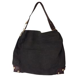 Bolsa Michael Kors em camurça caqui Caqui