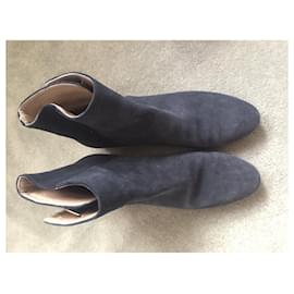 Chloé-botas de tornozelo-Azul marinho