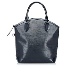 Louis Vuitton-Louis Vuitton Black Epi Lockit Vertical-Black