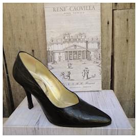 Rene Caovilla-René Caovilla zapatos de salón p 38-Negro