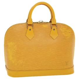 Louis Vuitton-LOUIS VUITTON Epi Alma Hand Bag Tassili Yellow M52149 LV Auth 39561-Other