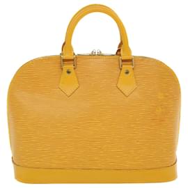 Louis Vuitton-LOUIS VUITTON Epi Alma Hand Bag Tassili Yellow M52149 LV Auth 39561-Other