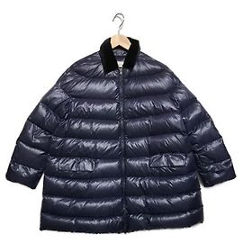 ***RED VALENTINO Daunenjacke aus leichtem Nylon Marineblau
