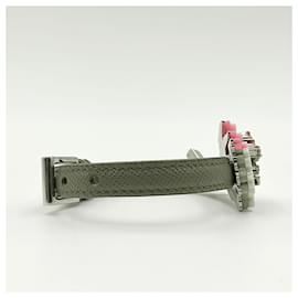 Prada-Prada bracelet in Saffiano leather and rhinestones-Pink