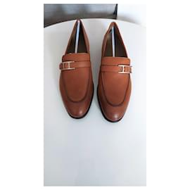 Hermès-Hermes Monterey loafers-Brown