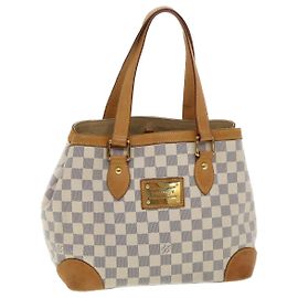 LOUIS VUITTON Damier Azur Hampstead PM Tote Bag N51207 LV Auth am4127 Autre