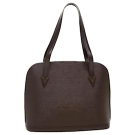 Louis Vuitton-LOUIS VUITTON Epi Lussac Shoulder Bag Mocha M5228D LV Auth 39667-Other