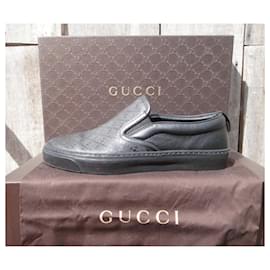 Gucci-gucci p loafers 40-Black