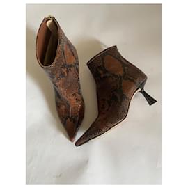 Jimmy Choo-Ankle Boots-Brown