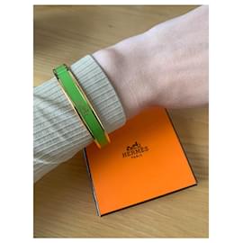 Hermès-Bracelets-Green,Gold hardware