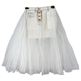 Unravel Project-Skirts-White