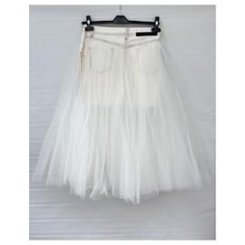 Unravel Project-Skirts-White