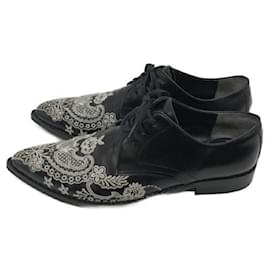 Loewe-****Junya Watanabe Black Leather Shoes-Black
