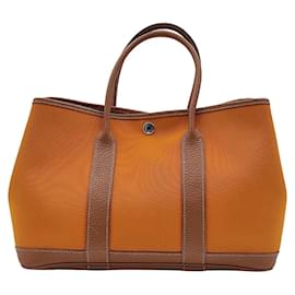 Hermès-Hèrmes handbag Garden Party PM-Orange