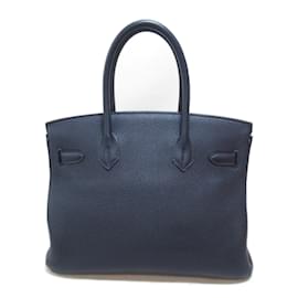 Hermès-Togo Birkin 30-Blue