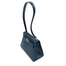 Hermès-Box Calf Mini Kelly 20-Black